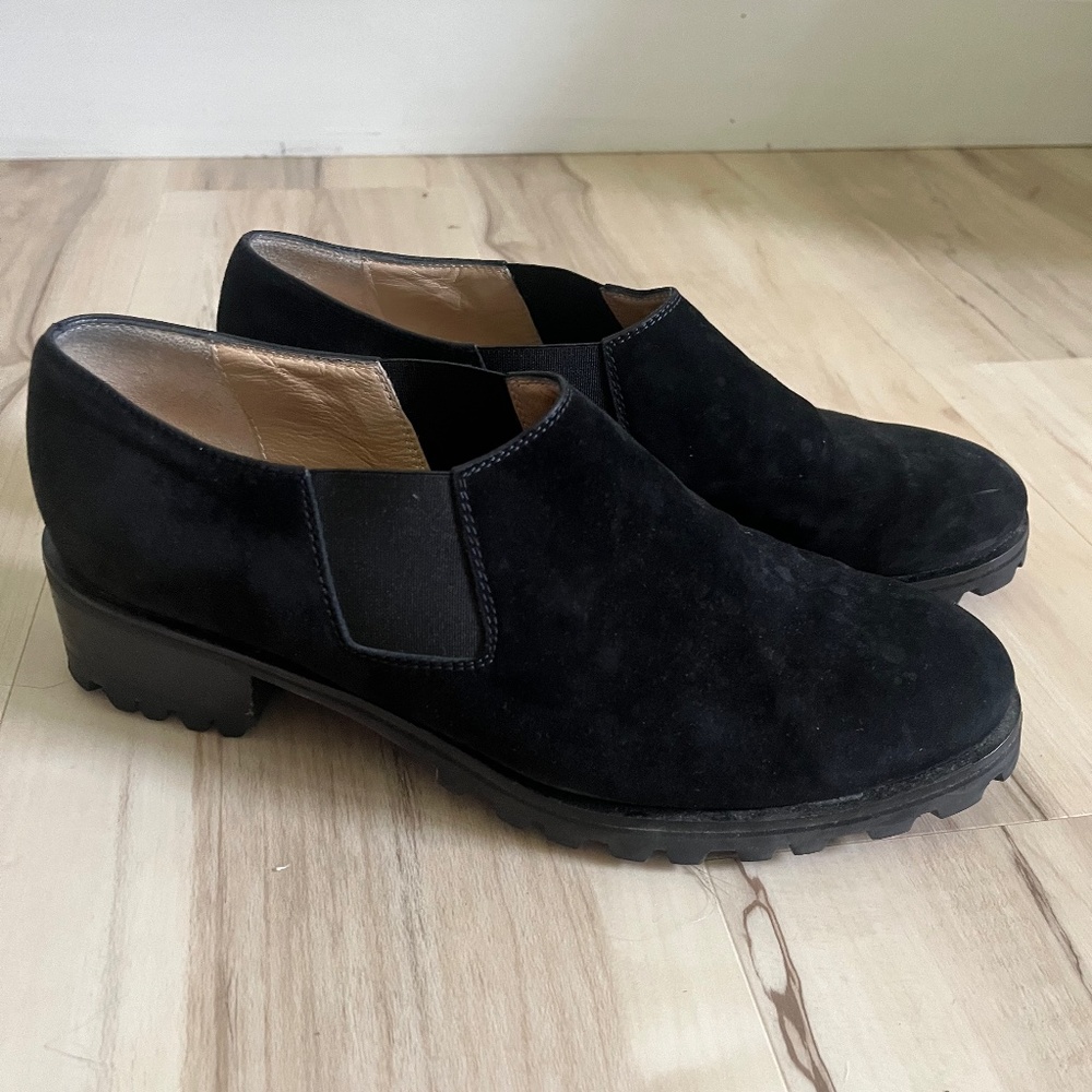 Jenny B. Black ankle boots